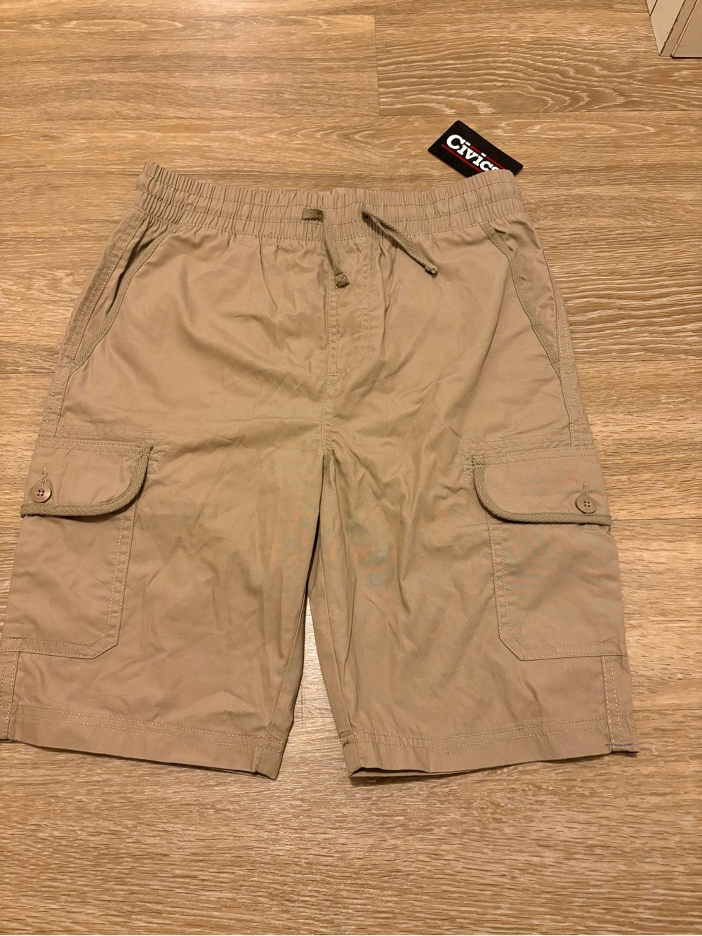 NWT Civics Men's Khaki Cargo Shorts